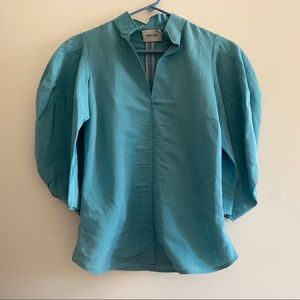 Rachel Comey Turquoise Blouse